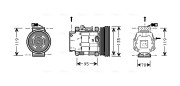 FTK041 Kompresor klimatizácie AVA QUALITY COOLING
