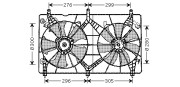 HD7517 Ventilátor chladenia motora AVA QUALITY COOLING