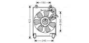 HD7526 Ventilátor chladenia motora AVA QUALITY COOLING