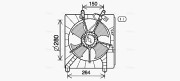 HD7539 Ventilátor chladenia motora AVA QUALITY COOLING