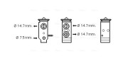 HY1292 Expanzný ventil klimatizácie AVA QUALITY COOLING