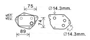 HY3288 Chladič motorového oleja AVA QUALITY COOLING