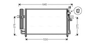 HY5087D Kondenzátor klimatizácie AVA QUALITY COOLING