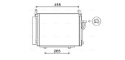 HY5245D Kondenzátor klimatizácie AVA QUALITY COOLING