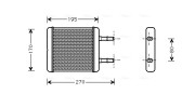 HY6061 Výmenník tepla vnútorného kúrenia AVA QUALITY COOLING