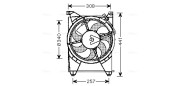 HY7514 Ventilátor chladenia motora AVA QUALITY COOLING