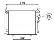 HYA5241D Kondenzátor klimatizácie AVA QUALITY COOLING