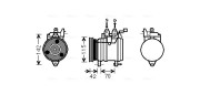 HYK201 Kompresor klimatizácie AVA QUALITY COOLING