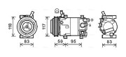 HYK323 Kompresor klimatizácie AVA QUALITY COOLING