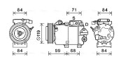 HYK365 Kompresor klimatizácie AVA QUALITY COOLING