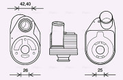 IV3136 Chladič motorového oleja AVA QUALITY COOLING