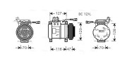 IVAK077 Kompresor klimatizácie AVA QUALITY COOLING