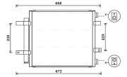 JR5053D Kondenzátor klimatizácie AVA QUALITY COOLING