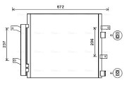 JR5056D Kondenzátor klimatizácie AVA QUALITY COOLING