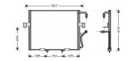 KA5011 Kondenzátor klimatizácie AVA QUALITY COOLING