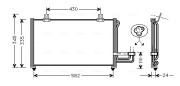 KA5012 Kondenzátor klimatizácie AVA QUALITY COOLING