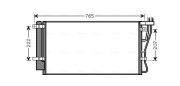 KA5105D Kondenzátor klimatizácie AVA QUALITY COOLING
