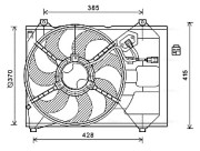 KA7527 Ventilátor chladenia motora AVA QUALITY COOLING