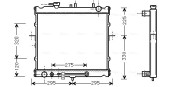 KAA2023 Chladič motora AVA QUALITY COOLING