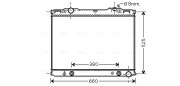 KAA2139 Chladič motora AVA QUALITY COOLING