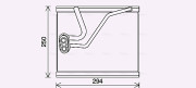 KAV297 Výparník klimatizácie AVA QUALITY COOLING