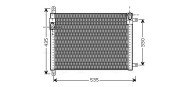 LC5089 Kondenzátor klimatizácie AVA QUALITY COOLING