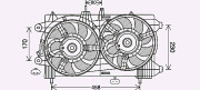 LC7503 Ventilátor chladenia motora AVA QUALITY COOLING