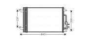 LCA5090D Kondenzátor klimatizácie AVA QUALITY COOLING