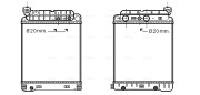ME2146 Chladič motora AVA QUALITY COOLING