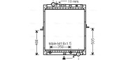 ME2182 Chladič motora AVA QUALITY COOLING