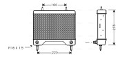 MS3115 Chladič motorového oleja AVA QUALITY COOLING