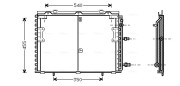 MS5221 Kondenzátor klimatizácie AVA QUALITY COOLING