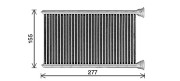 MS6780 Výmenník tepla vnútorného kúrenia AVA QUALITY COOLING