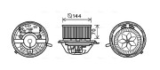 MS8608 Vnútorný ventilátor AVA QUALITY COOLING