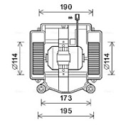 MS8669 Vnútorný ventilátor AVA QUALITY COOLING