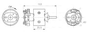 MS8783 Vnútorný ventilátor AVA QUALITY COOLING