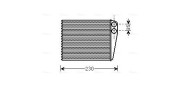 MSA6465 Výmenník tepla vnútorného kúrenia AVA QUALITY COOLING