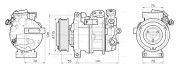 MSAK786 Kompresor klimatizácie AVA QUALITY COOLING