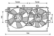 MT7529 Ventilátor chladenia motora AVA QUALITY COOLING