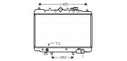 MZ2024 Chladič motora AVA QUALITY COOLING