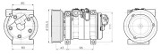 MZAK302 Kompresor klimatizácie AVA QUALITY COOLING