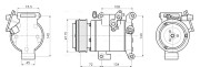 MZAK304 Kompresor klimatizácie AVA QUALITY COOLING