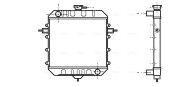 OL2033 Chladič motora AVA QUALITY COOLING