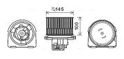 OL8619 Vnútorný ventilátor AVA QUALITY COOLING