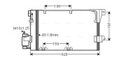 OLA5251D Kondenzátor klimatizácie AVA QUALITY COOLING