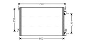 OLA5397 Kondenzátor klimatizácie AVA QUALITY COOLING