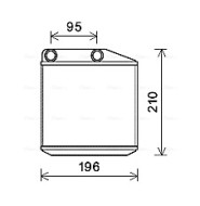 OLA6676 Výmenník tepla vnútorného kúrenia AVA QUALITY COOLING