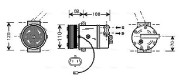 OLK287 Kompresor klimatizácie AVA QUALITY COOLING