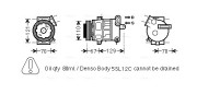 OLK558 Kompresor klimatizácie AVA QUALITY COOLING