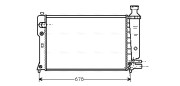 PE2097 Chladič motora AVA QUALITY COOLING